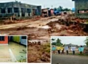 Jalan Dusun Becek Dan Berlumpur Akibat Pembangunan Gudang PT Niagatama Kencana di Sei Rampah Sergai