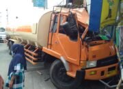 Naas, di Duga Rem Blong, Truk Tangki Sosor Pos Lantas Lima Puluh