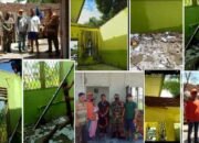 Kantor Desa Sei Nagalawan Perbaungan Sergai Rusak Parah Diterjang Angin Puting Beliung