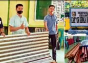 PT. Aquafarm Nusantara Sergai Serahkan Bantuan Pada Kantor Desa Sei Nagalawan Perbaungan 