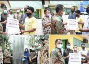 Bupati Sergai Serahkan Bantuan Material Bangunan Pada Warga Korban Bencana Angin Puting Beliung