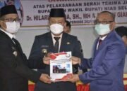 Sertijab Bupati dan wakil Bupati Nias Selatan Hikmat