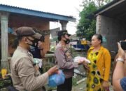 Kapolres Batu Bara Salurkan Bantuan Kapolda Kepada Korban Angin Puting Beliung, di Serahkan Kapolsek Indrapura