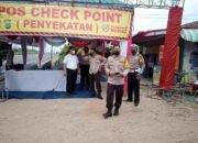 Pamatwil Polda Sumut Check Pos Penyekatan, Pasilitas dan Kesiapan Personil