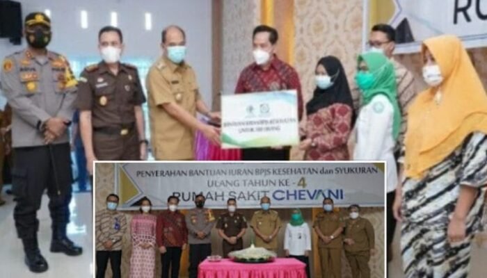 Saat Syukuran Hari Jadi Ke IV RS Chevani, Walkot Tebing Tinggi Berikan Bantuan Iuran BPJS Kesehatan 