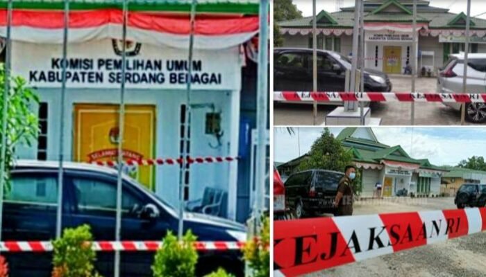 Timsus Pemberantasan Anti Korupsi Kejari Sergai Geledah Kantor KPU Sergai