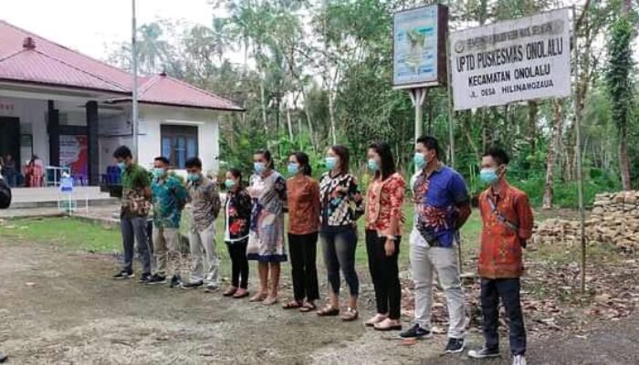 Kepala UPTD Puskesmas Kecamatan Onolalu OHITO Laia Lanjutkan Gelar Vaksinasi Covid-19 Untuk Tahap 2 Dosis Ke 2