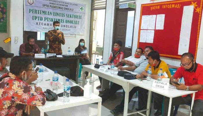 Pertemuan Lintas Sektoral UPTD Puskemas Onolalu Kabupaten Nias Selatan