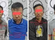 Kost di Petatal,4 warga Simalungun di Gruduk Sat Narkoba Polres Batu Bara
