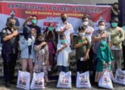 Sambut HUT Bhayangkara, Di Petatal Kasat Reskrim Batu Bara Baksos Perbaiki Jalan Masjid