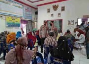 Kapolsek Lima Puluh Pantau Pelaksanaan Vaksin Massal di Desa Antara