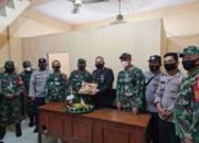 Sambangi Polsek Lima Puluh Danramil 03 Lima Puluh Ucapkan HUT Bhayangkara ke 75