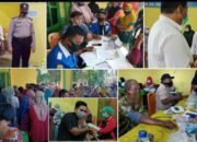 Pelaksanaan Vaksinasi Tahap II Di Kantor Desa Sei Sijenggi Perbaungan Berjalan Lancar