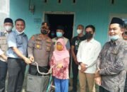 Kapolres  Batu Bara Bersama CMB Santuni Pemulung, Sepeda Baru Siap Meluncur Untuk Suwidah