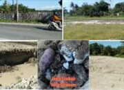 Berkedok Buat Gudang  Sarung Tangan Ternyata Dijadikan Tempat Menanam Limbah Di Desa Sei Buluh Perbaungan