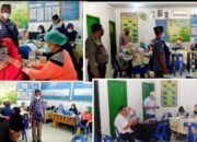 Antusias Warga Desa Sei Buluh Perbaungan Pada Pelaksanaan  Vaksinasi Covid-19 Tahap Dua