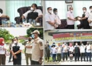 Ir. H Umar Zunaidi Hasibuan Pimpin Rapat Monitoring Evaluasi PPKM Bersama LO Satgas Covid-19