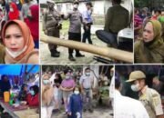 Ratusan Pedagang Emak Emak Usir Kadis Perindagsar Dan Satpol-PP Di Pekan Lelo Desa Firdaus Sergai