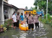 Kapolres Batu Bara Baksos Warga Terdampak Banjir di Desa Perjuangan