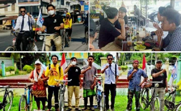 KORMI Dan KOSTI Sergai Saat Melaksanakan Kegiatan Bersama Di Seputaran Kota Perbaungan.