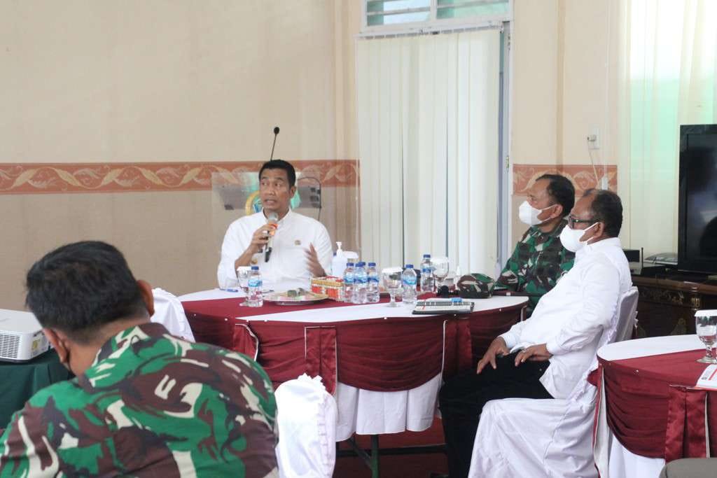 Wali Kota Pematangsiantar Hefriansyah, SE., MM Ikuti Rapat Pencegahan Penularan COVID - 19 di Wilayah Korem 022PT Khususnya di Wilayah Kodim 0207SML