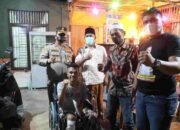 Peduli, Kapolres Kunjungi Warga Desa Tanjung Kubah Yang Mengalami Laka Lantas