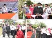 Bupati Hadiri Syukuran Yang Digelar Masyarakat Atas Pembangunan Jalan Di Desa Tebing Tinggi 