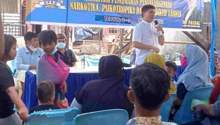Anggota DPRD Sumut M Faisal Sosialisasi Perda Tentang Fasilitasi Pencegahan Penyalahgunaan Narkotika Psikotropika dan Zat Adiktif Lainnya