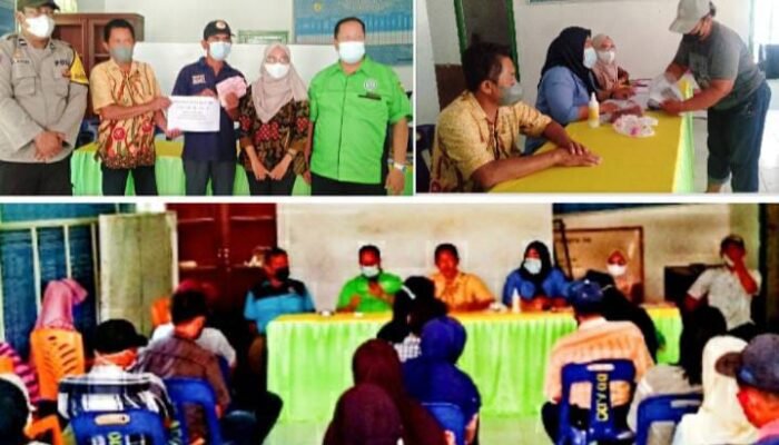 Masyarakat Terima Tiga Bulan BLT DD Tahun 2021  Yang Disalurkan Oleh Pemdes Adolina 