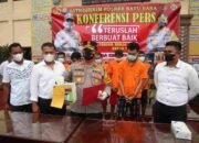 Polres Batu Bara Ungkap 6 Kasus Kejahatan Dari 7 Tersangka, 2 Tersangka di Door 4 DPO