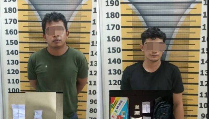 Dua Terduga Bandar Sabu Diringkus Sat Narkoba Polres Tebing Tinggi