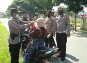 Polsek Labuhan Ruku Terus Lakukan Giat Ops Yustisi Dalam Rangka Antisipasi penyebaran Virus Covid 19