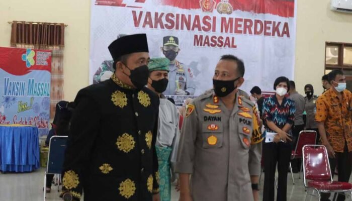 Wakil Wali Kota Tinjau Vaksinasi Massal di Polres Pelabuhan Belawan