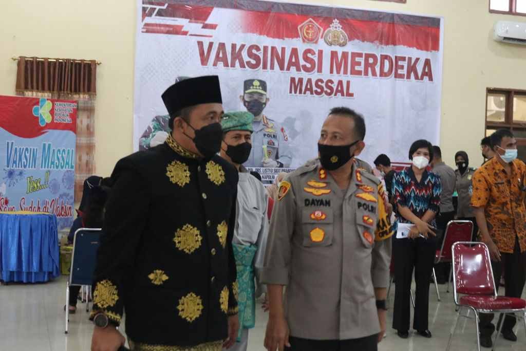 Wakil Wali Kota Tinjau Vaksinasi Massal di Polres Pelabuhan Belawan