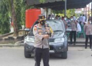 Kapolres Nisel Tinjau Langsung Pelaksanaan Vaksinasi Merdeka Massal