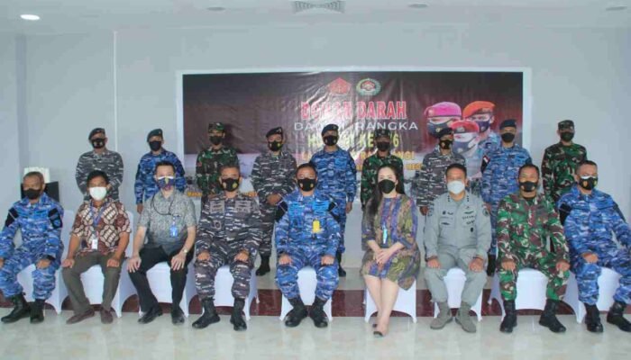 Gandeng RS Sentra Medika Minahasa Utara, Lanud Sam Ratulangi koordinir Donor Darah memperingati HUT TNI ke-76