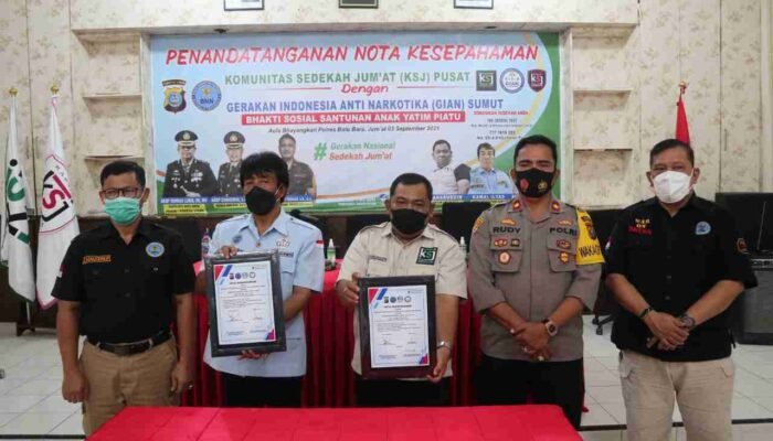 KSJ Bersama GIAN Tanda Tangani Nota Kesepahaman