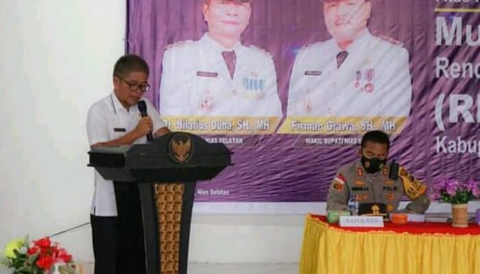 Musrenbang RPJMD Tahun 2021-2026 Di Nias Selatan Terlaksana Dengan Baik