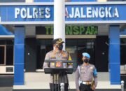 Kapolres Majalengka Pimpin Apel Gelar Pasukan Ops Patuh Lodaya 2021 Dengan Disiplin Prokes dan Tertib Berlalulintas