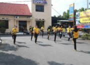 Bag SDM Polres Majalengka Gelar Tes Kesamaptaan Jasmani Berkala Semester II