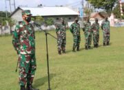 Dandim 0808/Blitar Letkol Inf Didin Nasruddin Darsono  S.Sos., M.Han berikan Pengarahan ke Para Perwira Staf Danramil dan personel