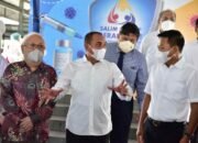 Persiapan Kuliah Tatap Muka, Edy Rahmayadi Tinjau Vaksinasi di Kampus USU
