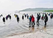 Presiden “Nyemplung” Saat Tanam Mangrove Bersama Masyarakat di Batam