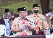 Ketua Kwarcab Deli Serdang Lantik Pengurus SAKA Taruna Bumi Masa Bakti 2021-2025.