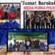 Media Purna Polri Jumat Barokah Salurkan Sembako Kepada Masyarakat Kelurahan Mantung