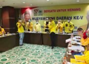 Nofel Saleh Hilabi Terpilih Secara Aklamasi Menangkan Musda V DPD Golkar Kota Bekasi