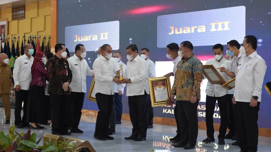 Pemkab Deli Serdang Raih Juara Favorit Pada Perlombaan Inovasi Perangkat Daerah Se-Provinsi Sumatera Utara tahun 2021