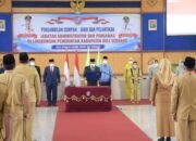 Bupati H Ashari Tambunan, Lantik 32 Pejabat Administrator, Pengawas di Lingkungan Pemerintah Kabupaten Deli Serdang