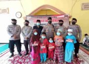 Warung Jumat Barokah Polda Banten, Berbagi Kebahagiaan Dengan Anak Yatim Piatu