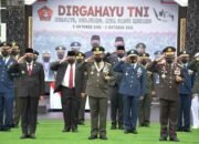 Bersama Pangdam I BB dan Gubsu, Bobby Nasution Ikuti Upacara Peringatan HUT ke-76 TNI